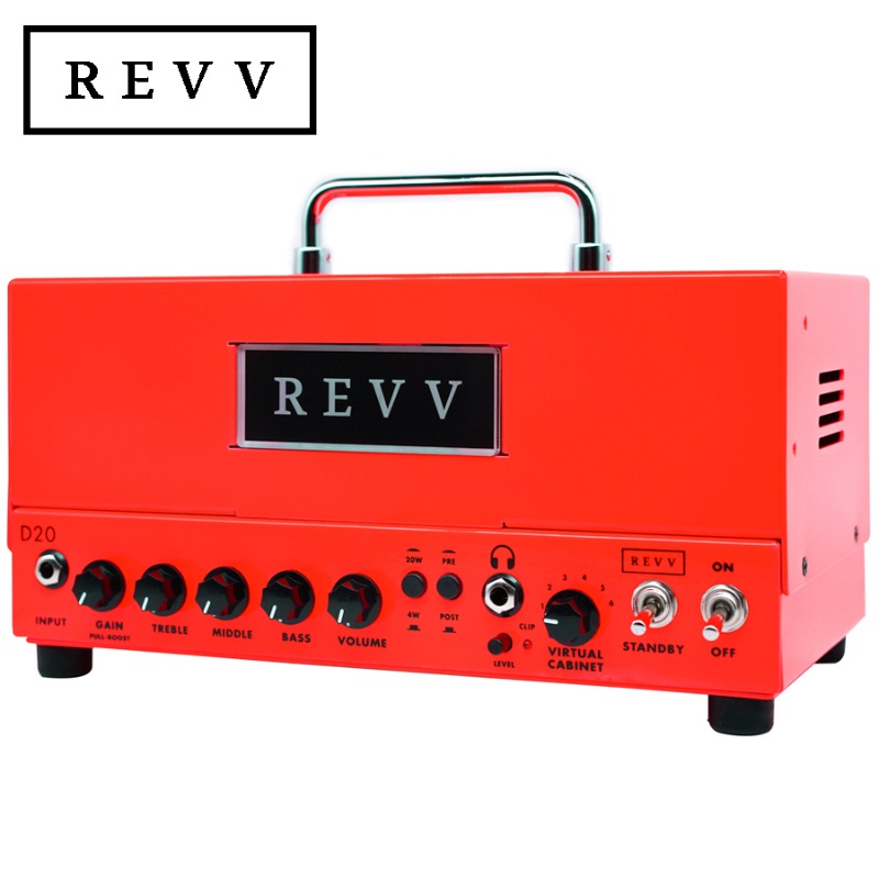 Revv D20 Shocking Red Limited Edition 20/4 Watt (KC전기안전인증완료제품/정식수입품220V/신품)