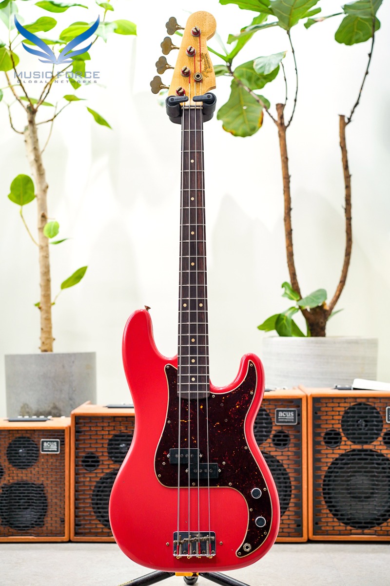 Fender Custom Shop Artist Series Pino Palladino Signature Precision Bass Relic-Fiesta Red over Desert Sand (2024년산/신품) - R134211