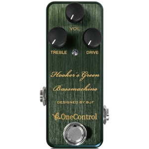 One Control BJF Series Hooker&#039;s Green Bass Machine Overdrive Pedal